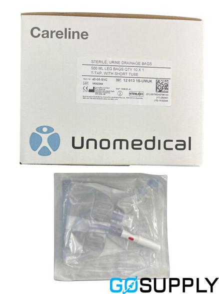 CARELINE URINE DRAINAGE BAG - Tube Type: SHORT TUBE Volume: 500ML Model: 12 613