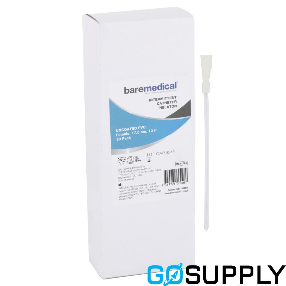 CATHETER FEMALE INTERMITTENT NELATON ST SU - Size: 12FR