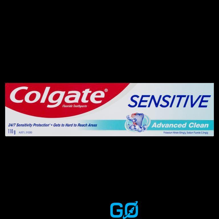 COLGATE TOOTHPASTE - Type: Advanced Clean Sensitive Weight: 110G