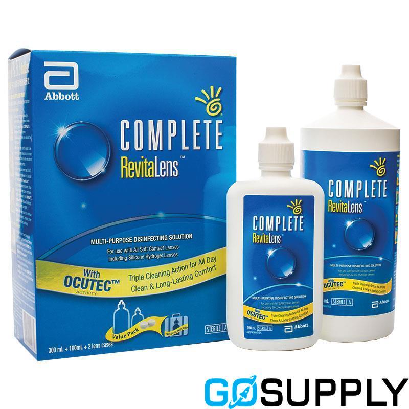 COMPLETE REVITALENS Multi-Purpose Disinfecting Solution - Volume: 300+100ML