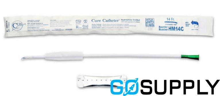 CURE CATHETERS - Tip: Coude Type: Hydrophilic Gender: Male Length: 40cm