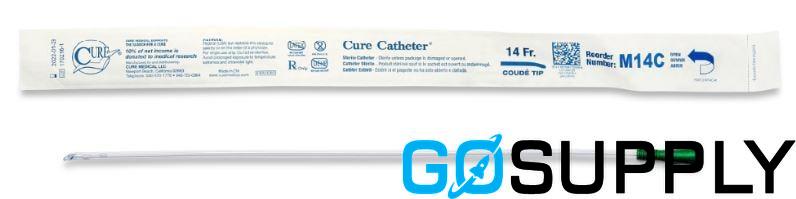 CURE CATHETERS - Tip: Coude Type: Uncoated Gender: Male Length: 40cm