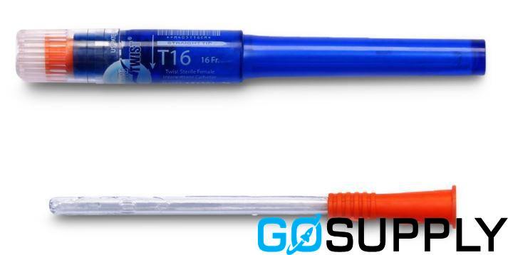CURE CATHETERS - Type: FR16 Twist Female 15CM Straight Tip