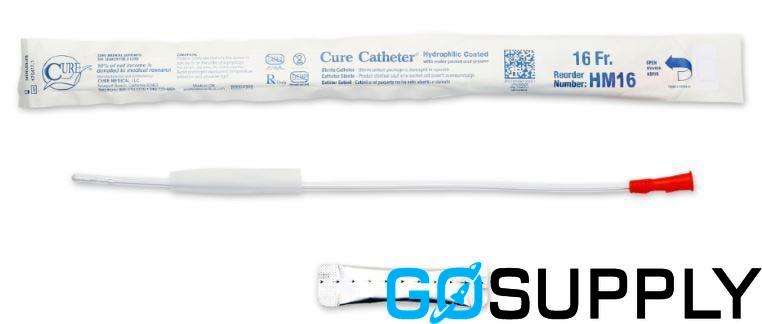 CURE Catheters - Tip: Straight Type: Hydrophilic Gender: Male Length: 40cm