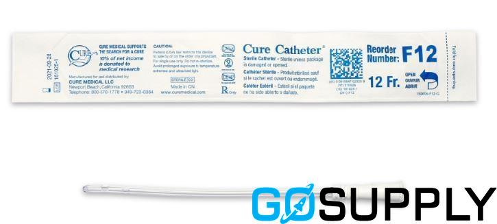 CURE Catheters - Tip: Straight Type: Nelaton Uncoated Female Length: 15cm