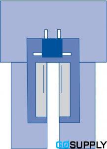 Cardiovascular Split Drape with Pouches