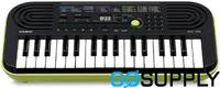 Casio SA46 Portable Keyboard - 32 Mini Key Musical Instrument, Black/Green