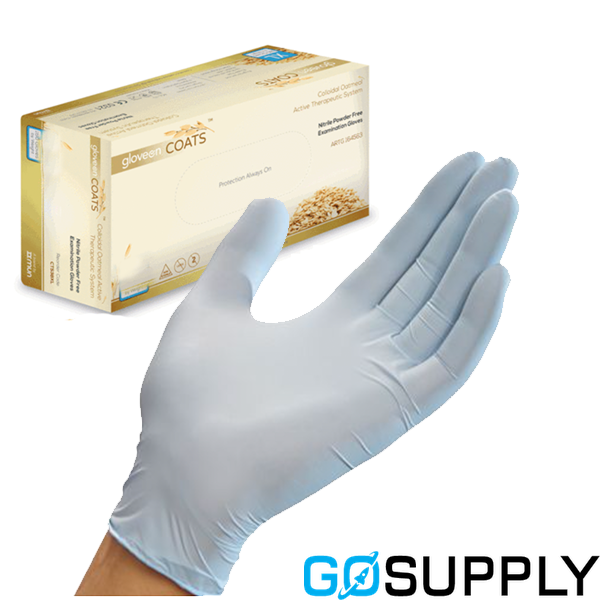 Coats Nitrile Gloves Oatmeal Large Box/200