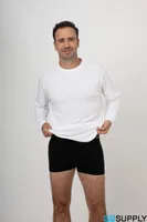 Comfort Classic Seamless Boxer Brief (Mens) - Black (Large)