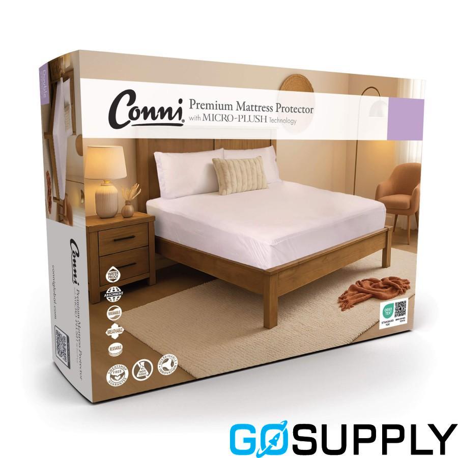 Conni Micro-Plush Waterproof Mattress Protector (Single Bed)
