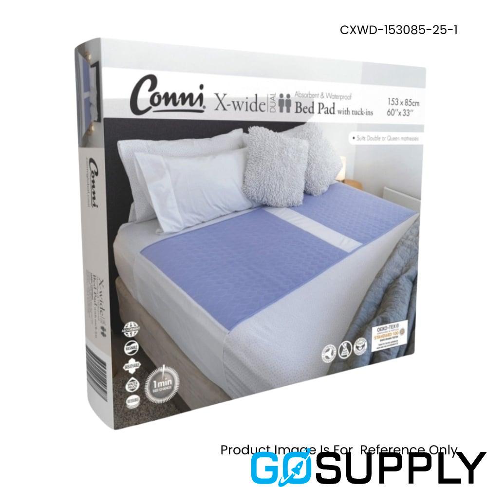 Conni X-wide Reusable Bed Pad with Tuck-ins (Mauve)