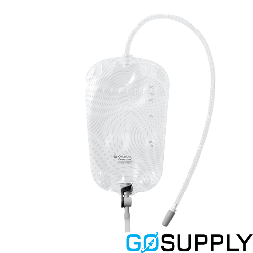 Conveen Security+ Leg Bag - Sterility: Non Sterile Tube Length: 30cm Capacity: 500ml