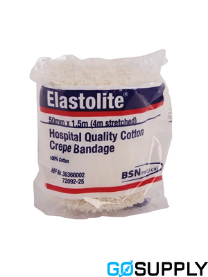 Cotton Crepe Bandage - Size: 5cm x 1.5m