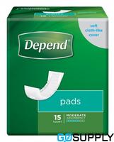 DEPEND PADS - Capacity: 720ML - Packet (15 Single)