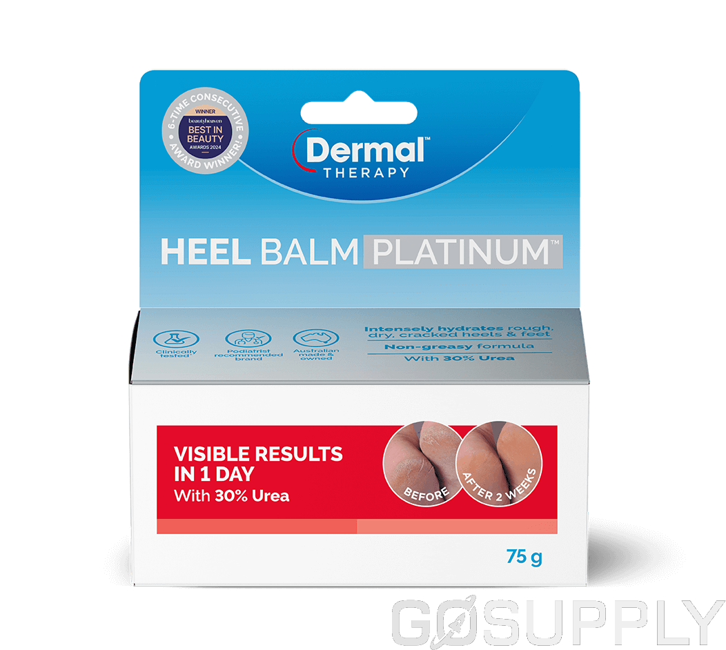 DERMAL THERAPY HEEL BALM PLATINUM 75G 