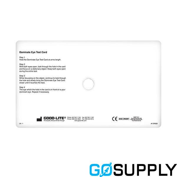 DOMINANT EYE TEST CARD
