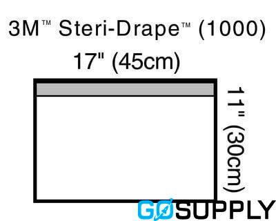 DRAPE SMALL TOWEL - Size: 30X45CM Type: STERI-DRAPE CLEAR W/ADH ST
