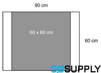 DRAPE INCISE - Size: 60X60CM Type: STERI-DRAPE 2 BREATHABLE