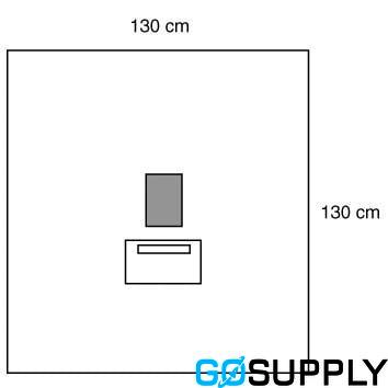 DRAPE OPHTHALMIC - Size: 130X130CM