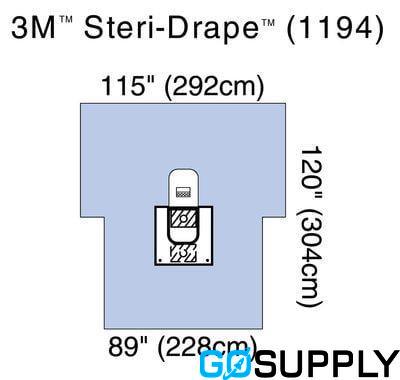 DRAPE ORTHOPAEDIC ARTHROSCOPY SHEET - Size: 228X304CM Sterility: STERI-DRAPE