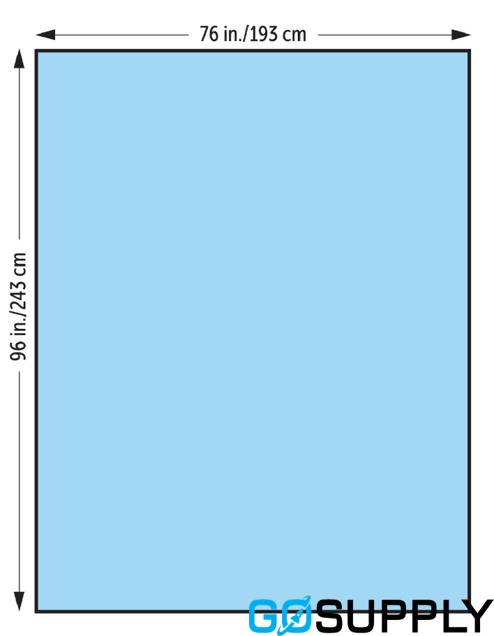DRAPE X-LARGE STERILE - Size: 193X243