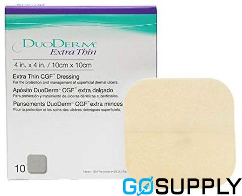 DUODERM EXTRA THIN CGF DRESSING 10CM X 10CM, 1s