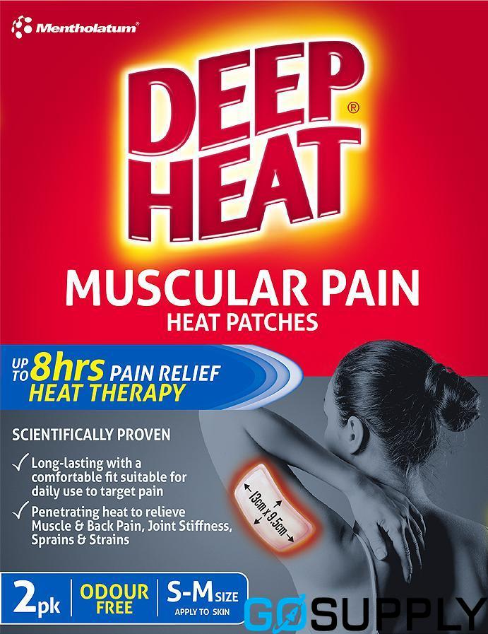 Deep Heat - Size: Pack 2 Type: Regular Patch