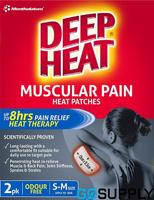 Deep Heat - Size: Pack 2 Type: Regular Patch - Packet (2 Single)
