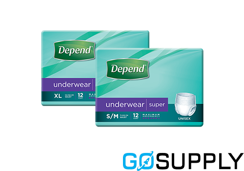 Depend Underwear Super Unisex (Small / Medium)