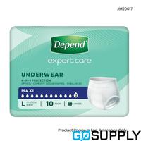 Depend Expert Care Underwear Maxi Unisex, 12 Drops (XLarge) - Pack