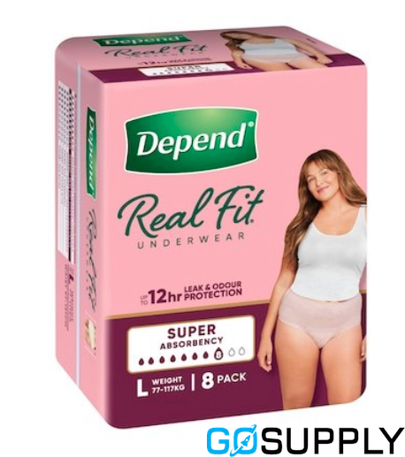 Depend Real Fit Underwear Women (Large · Super)