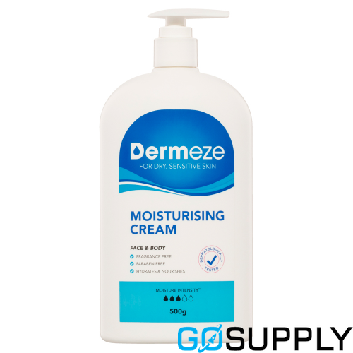 Dermeze Moisturising Cream 500g (Pump)