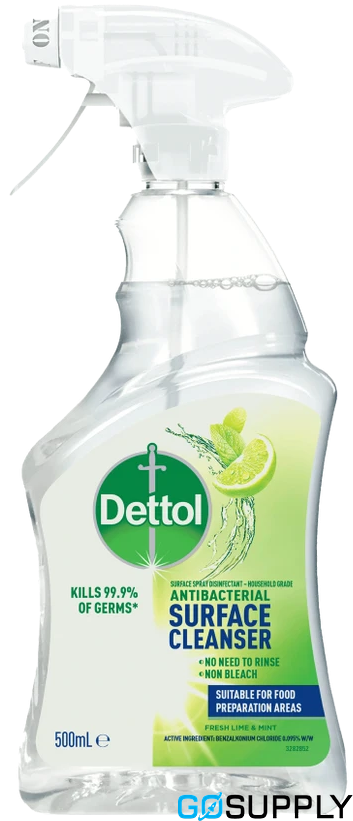 Dettol Antibacterial Surface Cleanser Trigger Fresh Lime & Mint 500ml