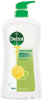 Dettol Profresh Shower Gel Body Wash Lemon And Lime 950ml