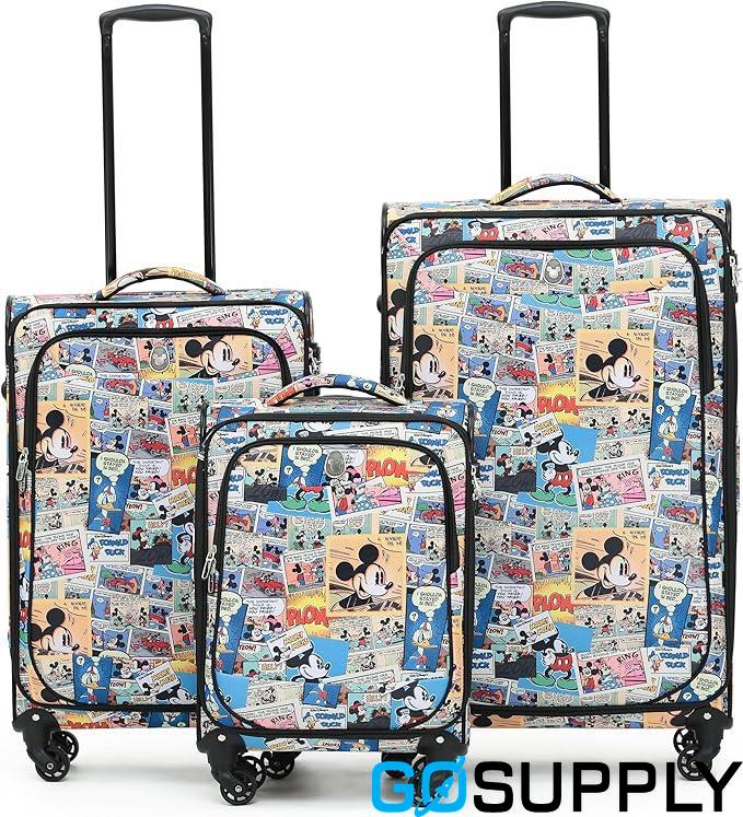 Disney - DIS022 Comic Soft - Set of 3 Suitcases