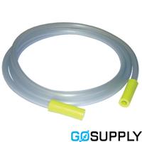 Disposable Suction Tube - Non-Sterile, Yellow Hex Cuff - 1.5m - x1