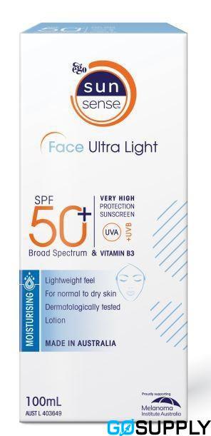 EGO SUNSENSE - SPF: 50+ Type: Face Ultra Light Lotion Volume: 100ML Packaging: Bottle