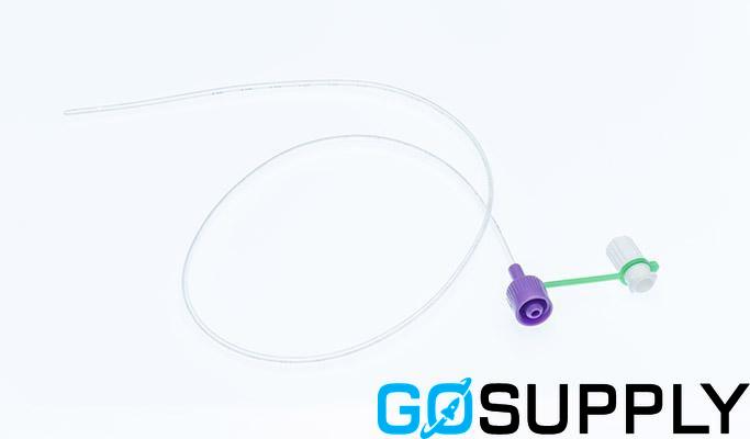 ENFIT POLYURETHANE NASOGASTRIC FEEDING TUBE - Size: 6FR Length: 80CM