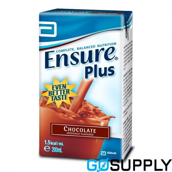 ENSURE PLUS TETRAPAK - Flavor: Chocolate Volume: 200ML Pack: x27