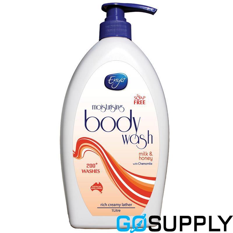 ENYA Body Wash Milk & Honey, 1L 