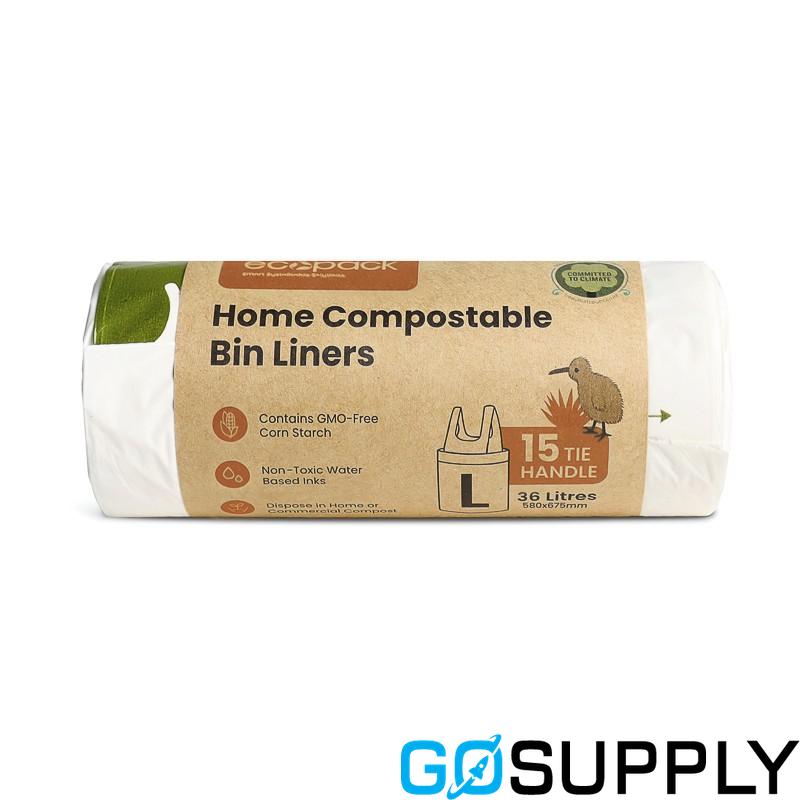 Ecopack 36L Compostable Bin Liners