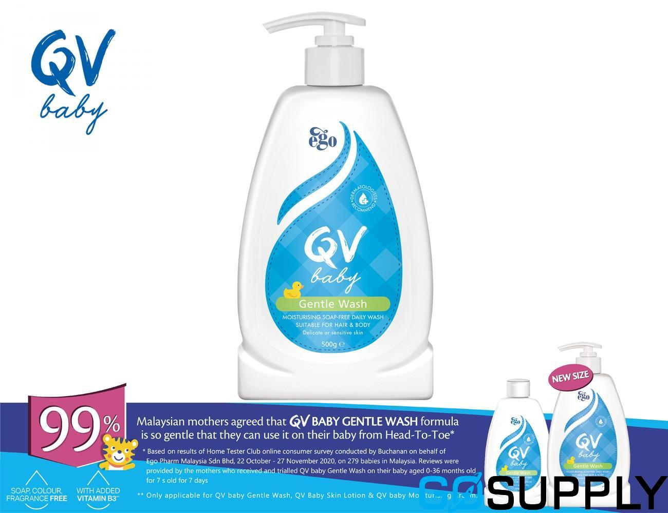 Ego QV Baby Gentle Wash - Volume: 500g