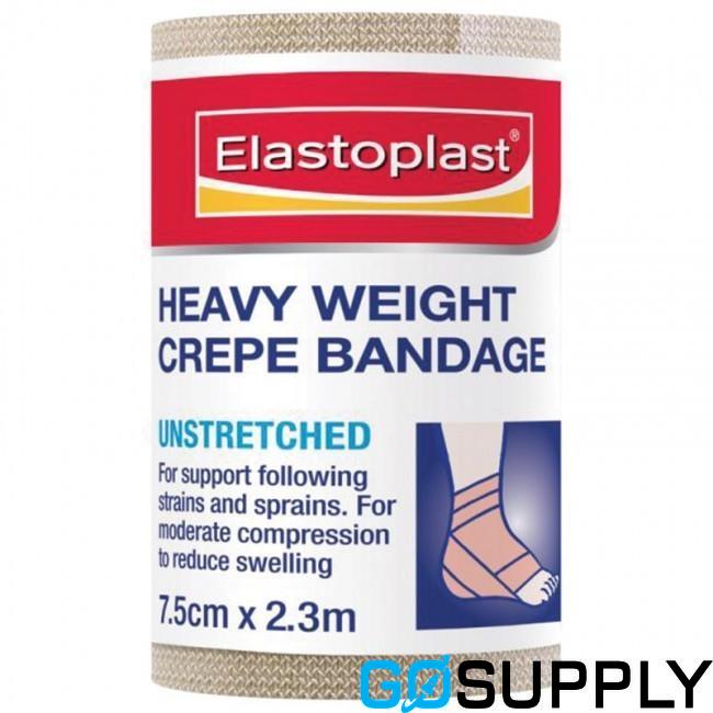 Elastic Crepe Bandage (7.5cm · 2.3m · Heavy Weight)