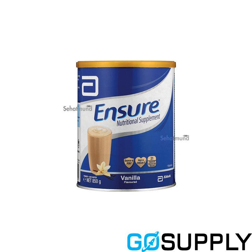 Ensure Nutritional Supplement - Formulation: Powder Flavour: Vanilla Size: 850g