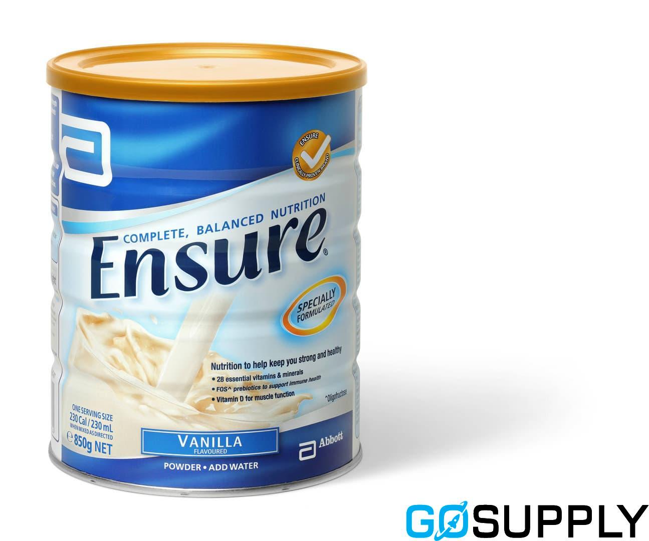 Ensure Nutritional Supplement - Formulation: Powder Flavour: Vanilla Size: 850g