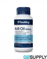 FAULDING O/LESS KRILL OIL GEL CAP 1500MG - Pack Size: 50 - Packet (50 Single)