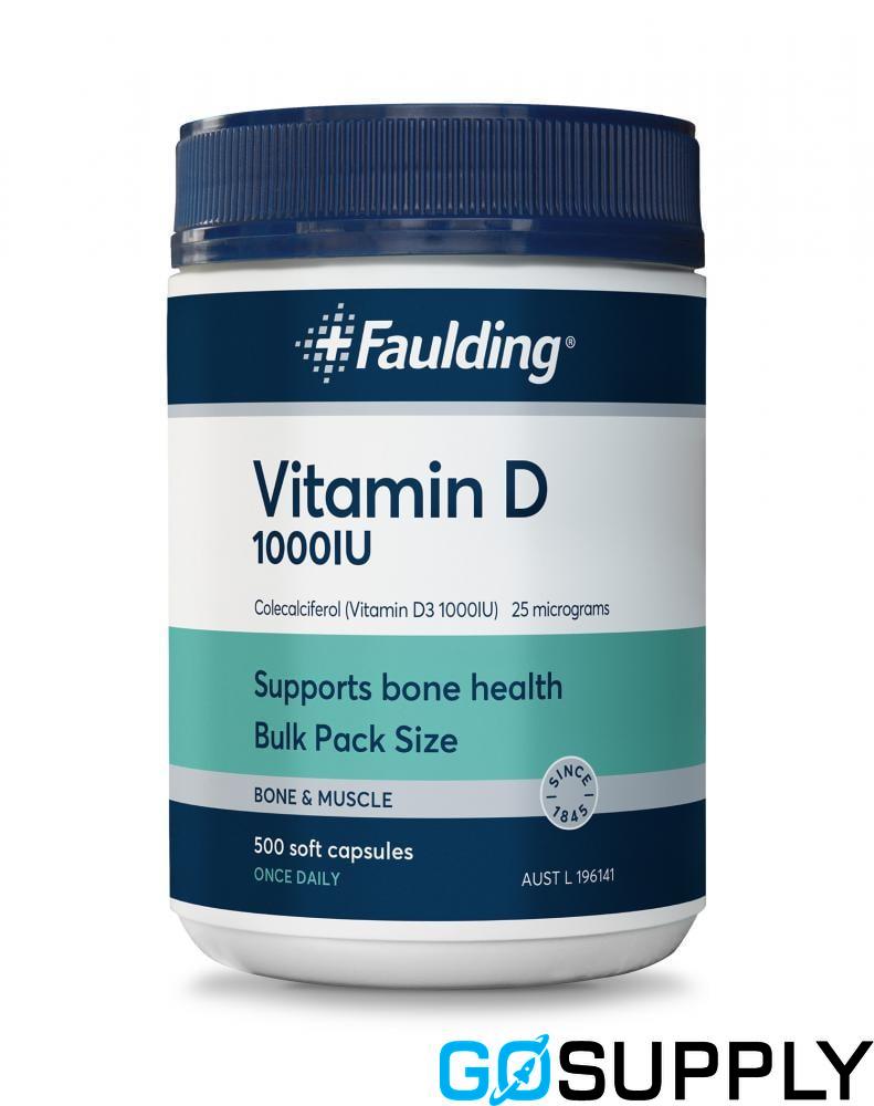 FAULDING - Type: Vitamin D Pack Size: 500