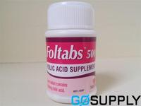 FOLTABS TAB - Dosage: 500MCG Pack Size: 100 - Packet (100 Single)