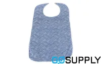 Feeding Bib - Adult (Blue Geometric)