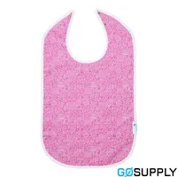 Feeding Bib - Adult (Pink Geometric)